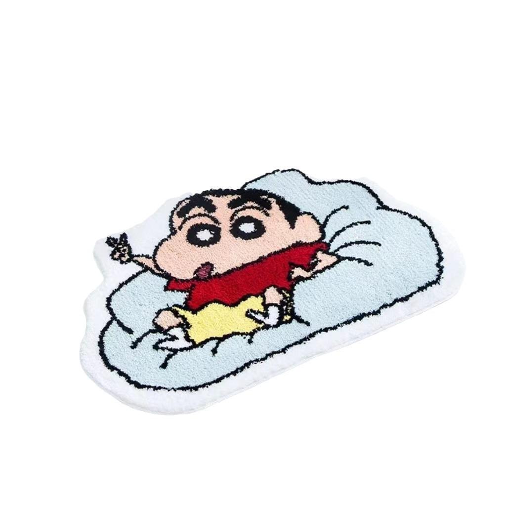 Imitation Cashmere Carpet Household Special Shaped Bedroom Decorative Floor Mat Bathroom Absorbent Foot Mat