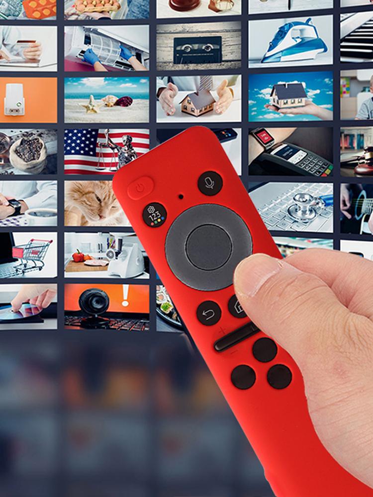 Protective Sleeve BN59-01432A 01432B Remote Control Covers Silicone with Lanyard Shockproof for Samsung 8K Neo QLED HDR Smart TV