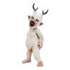 Haunted Horned Zombie Infant Statue - Chilling Halloween Decoration & Sinister Suspended Prop