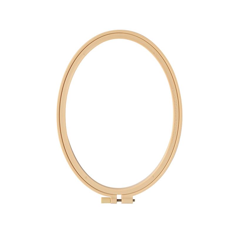 1 Pcs Elliptic Embroidered Stretch Embroidery Hoops Tool Embroidery Cross-Stitch Plastics Frame Hoop Circle Embroidery Shed DIY
