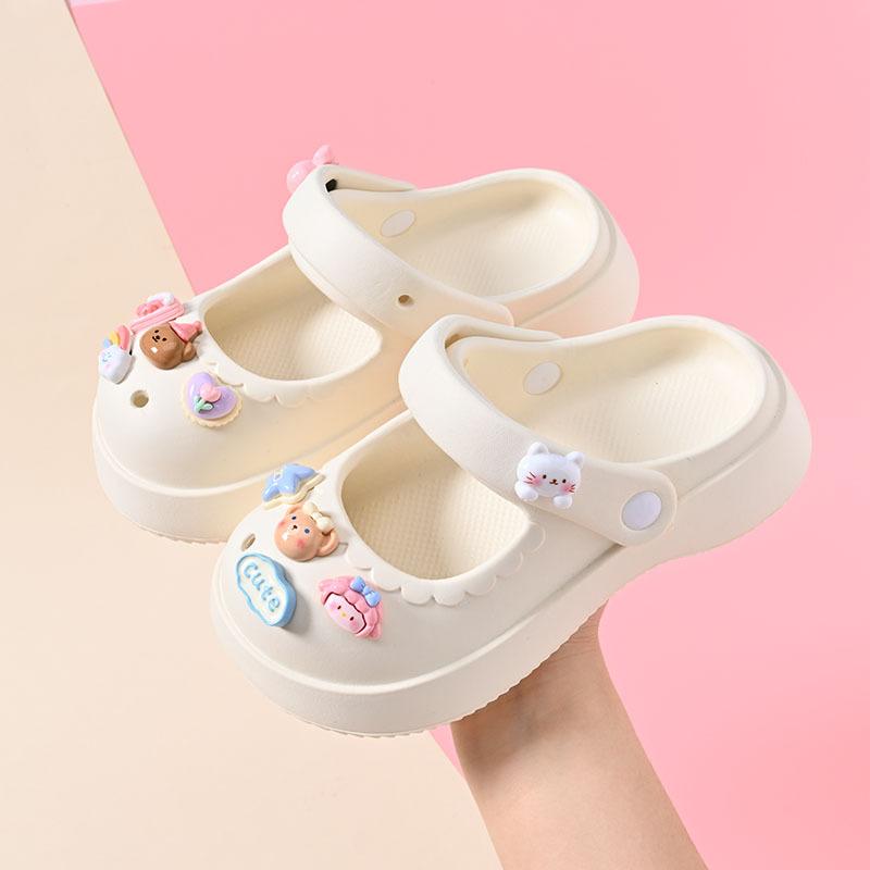 

Adorable Lightweight And Eva Clogs For Girls With Slipresistant And Design Breathable 170mm білий