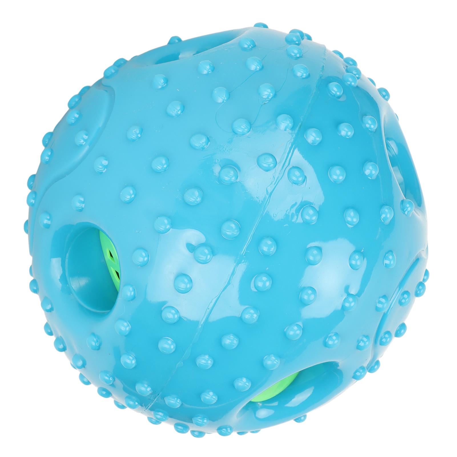 

Squeaky Ball Dog Toy Funny Chewing Teeth Grinding Bite Resistant Interactive Squeaker Sound Dogs Play Toys