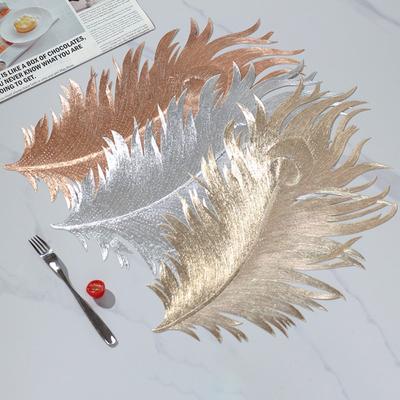 New 51cm Placemat Heat-Resistant Washable Insulation Place Mats Coasters El Dining Table PVC Table Mats Table Decoration