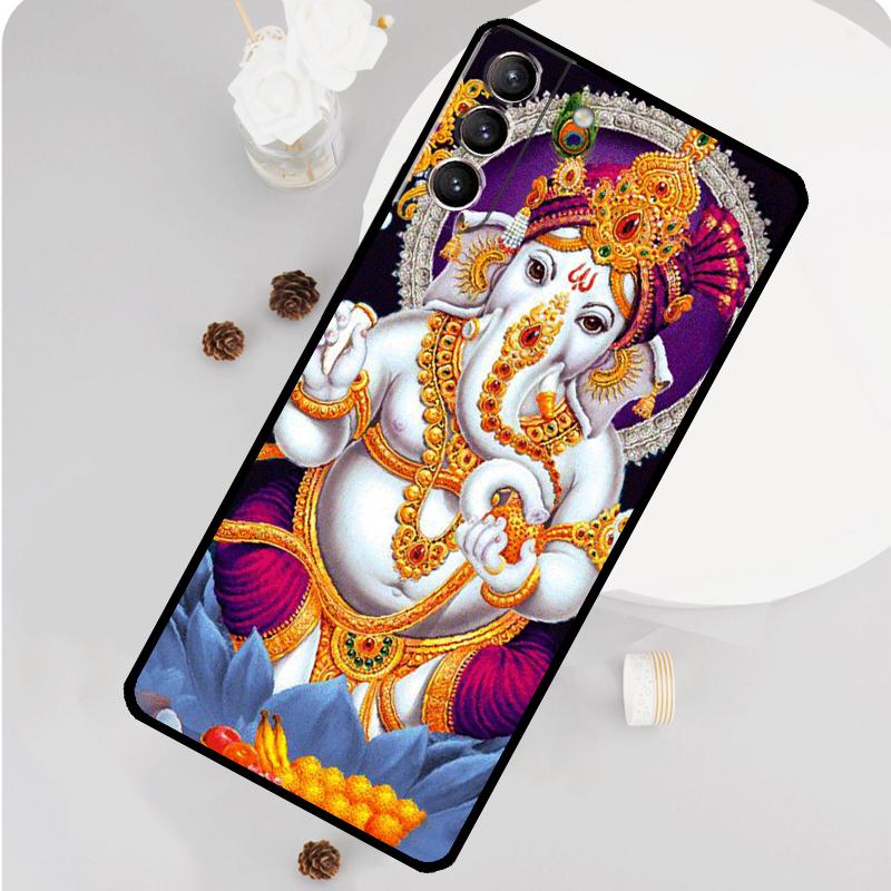 Ganesh Elephant God Phone Case For Samsung Galaxy S26 S25 S24 S20 S21 S22 S23 Ultra S10 Plus S25 FE Funda Cover