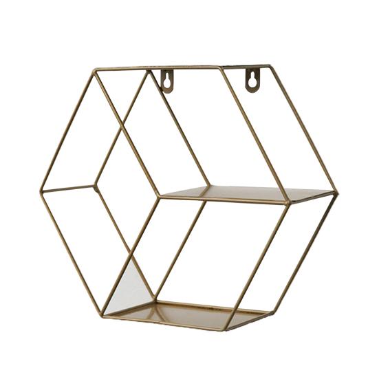 Storage Organizer Floating Geometric Figure Smooth Lines Creative Round Shape Storage Rack for Home