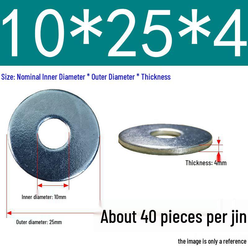 Galvanized Oversized Metal Washers M3-M60