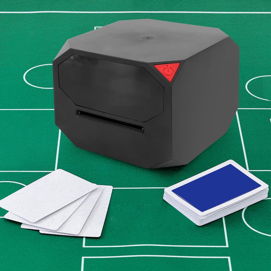 Máquina de Distribuidor de Cartas Automática Silenciosa Operada por Bateria Recarregável para Jogos de Festa em Família Distribuição de 360 180 Graus