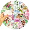 50PCS Aesthetic Stickers The Clean Girl Stickers VSCO Graffiti Watercolor Decals Vinyl Waterproof Stickers Laptop Water Bottle