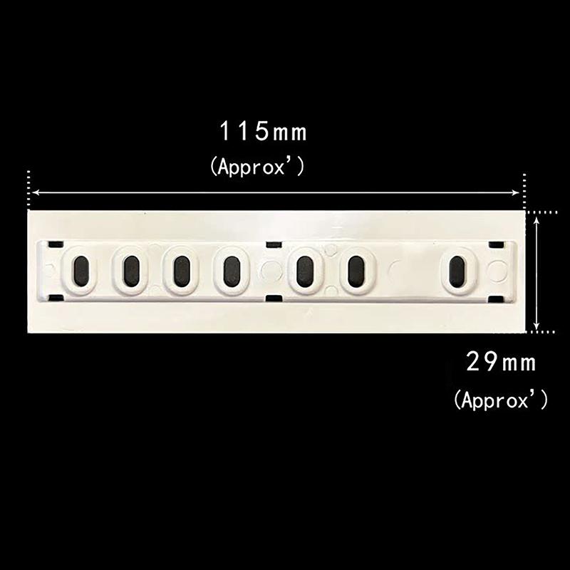 1 Set Universelle Eingebettete Kühlschrank-Gleitschiene Für Kühlschranktür-Gleitschiene Montagekit Kühlschranktür-Führung Bewegliche Gleitschiene