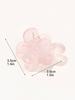 3Pcs Pink Cute Daisy Flower Small Hair Claw Clip,Strong Hold Clip Barrettes,Hair Clamp,Hair Accessories For Women Girls Gift