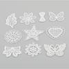 White Mesh Lace Trim for Sewing Projects Delicate Embroidered Pattern Ideal for Stylish DIY Creations