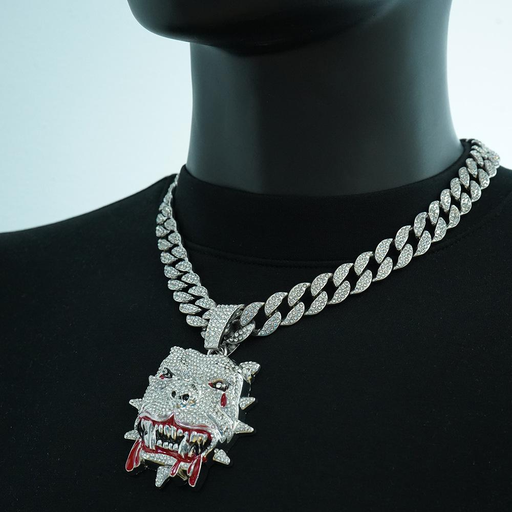 New Product Necklace Hip Hop Pendant Personalized Trendy Brand Animal Hip Hop Necklace