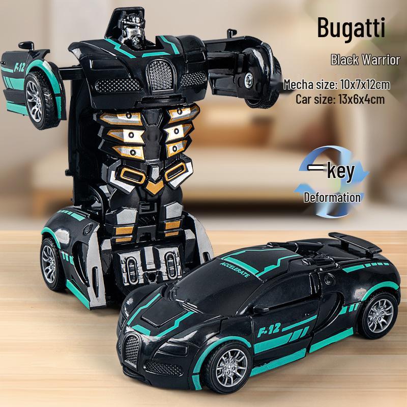 Inertia Collision Robot Car: Transforming Toy for Kids Aged 7-10