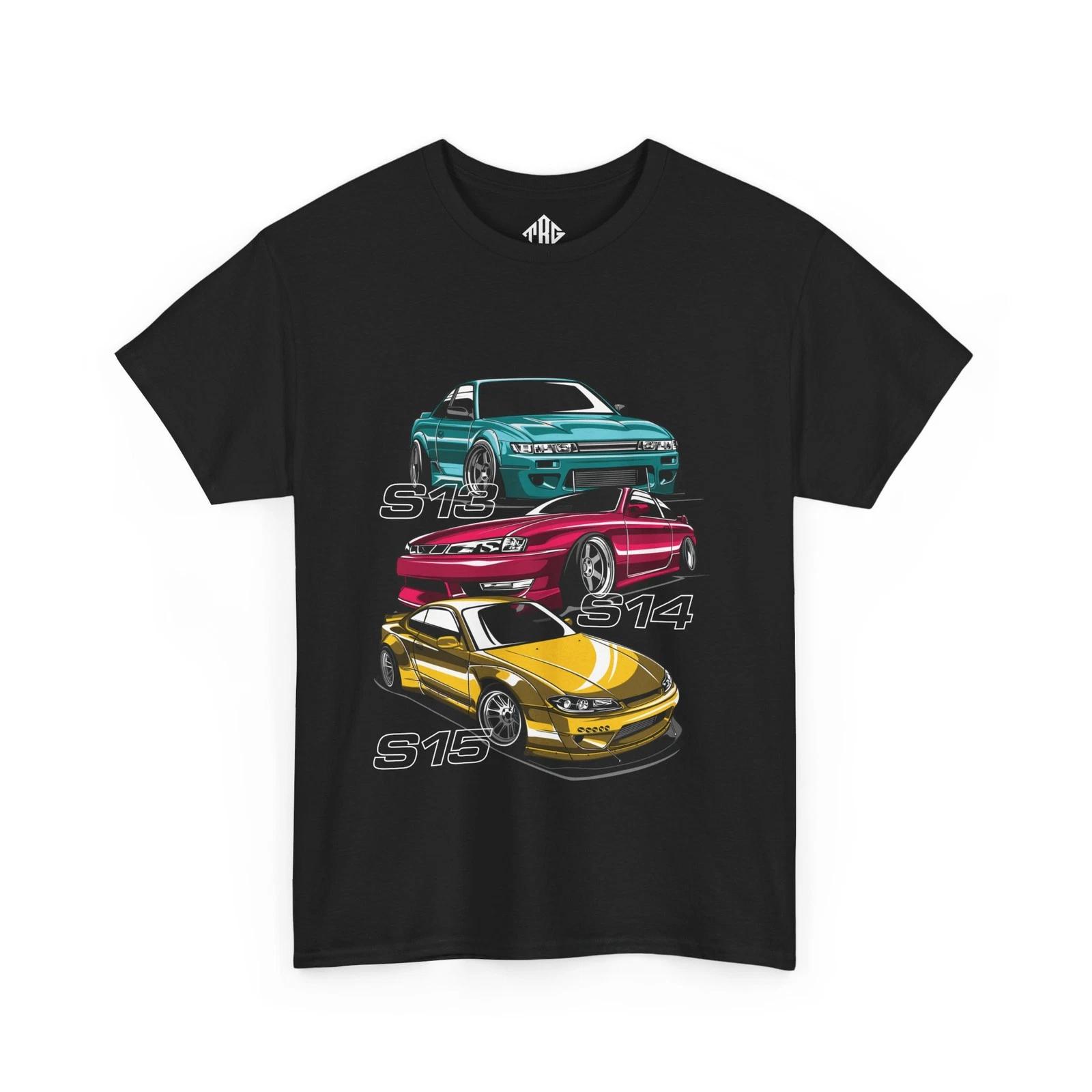Silvia Generations T-Shirt | S13 S14 S15 JDM Street Drift Icons Tee S