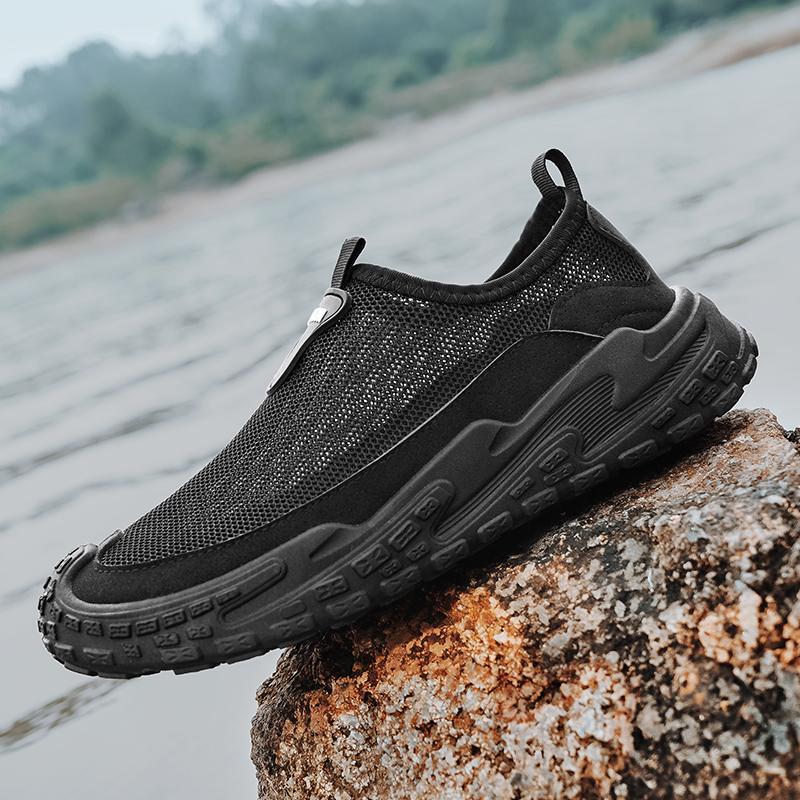 22 summer breathable mesh casual shoes outdoor travel wading hollow feet lazy hole shoes