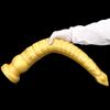 59cm Gold Silicone Extra Long Masturbator Gay Dildo Anal Plug Fisting Strap On Penis Sex Toy Big Dick Realistic Cock