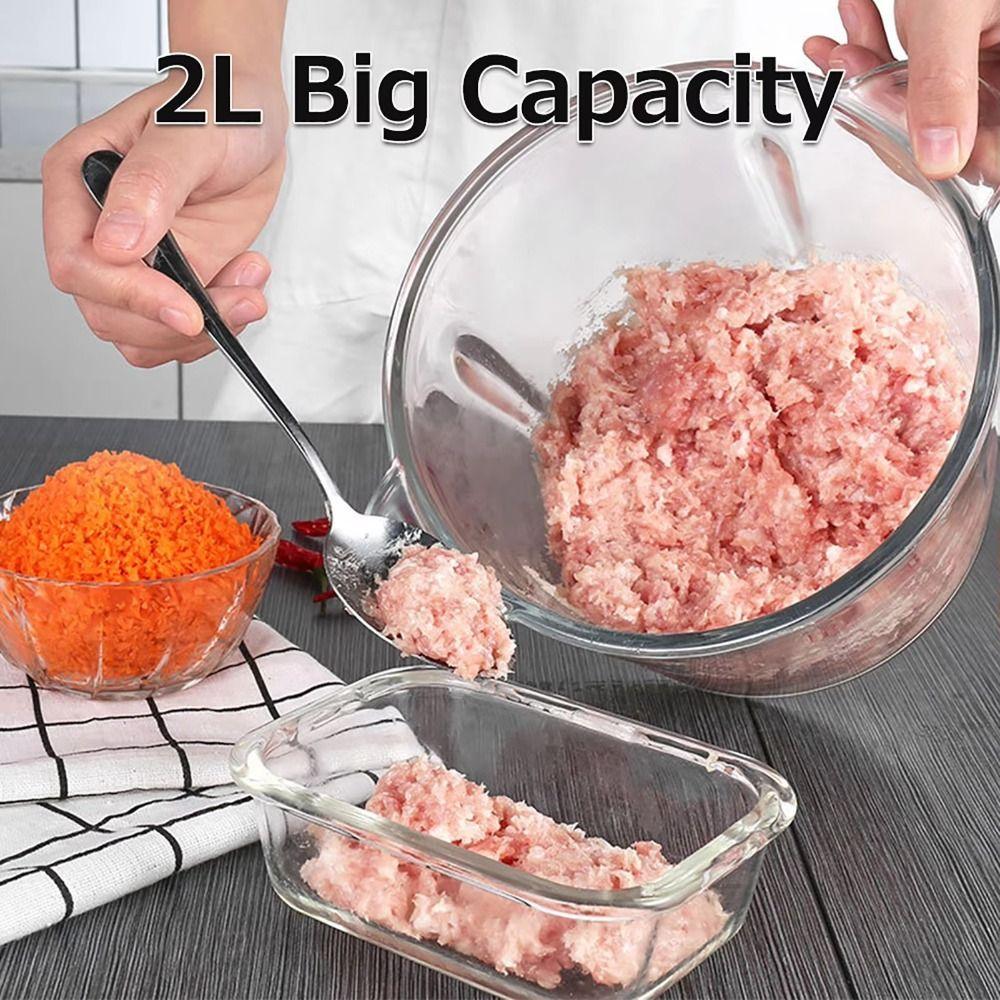 Efficient Electric Chopper Labor-saving Meat Slicer Stainless Steel Mincer  Complementary Food
