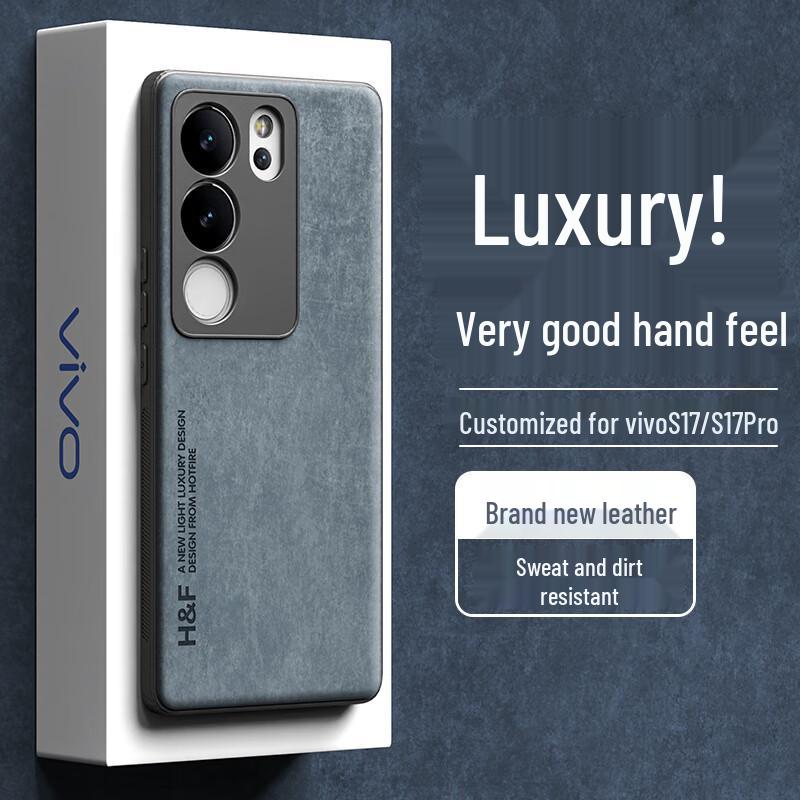 Rehua Skin-Feel Nubuck Full-Coverage Phone Case for Vivo