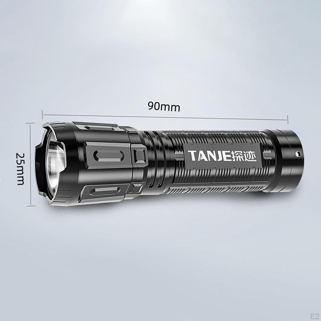 Latarka LED Ładowana przez USB Wodoodporna Mini Latarka do Astronomii Obserwacji Nocnych Polowania Jaskiniarstwa