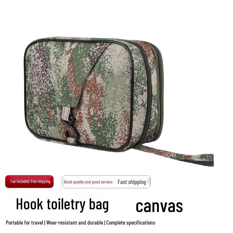 

Portable Hanging Camouflage Toiletry Bag