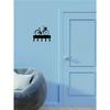 Wrought Iron Bicycle Key Holder Hook Wall Mounted Entryway Decor 1 Piece