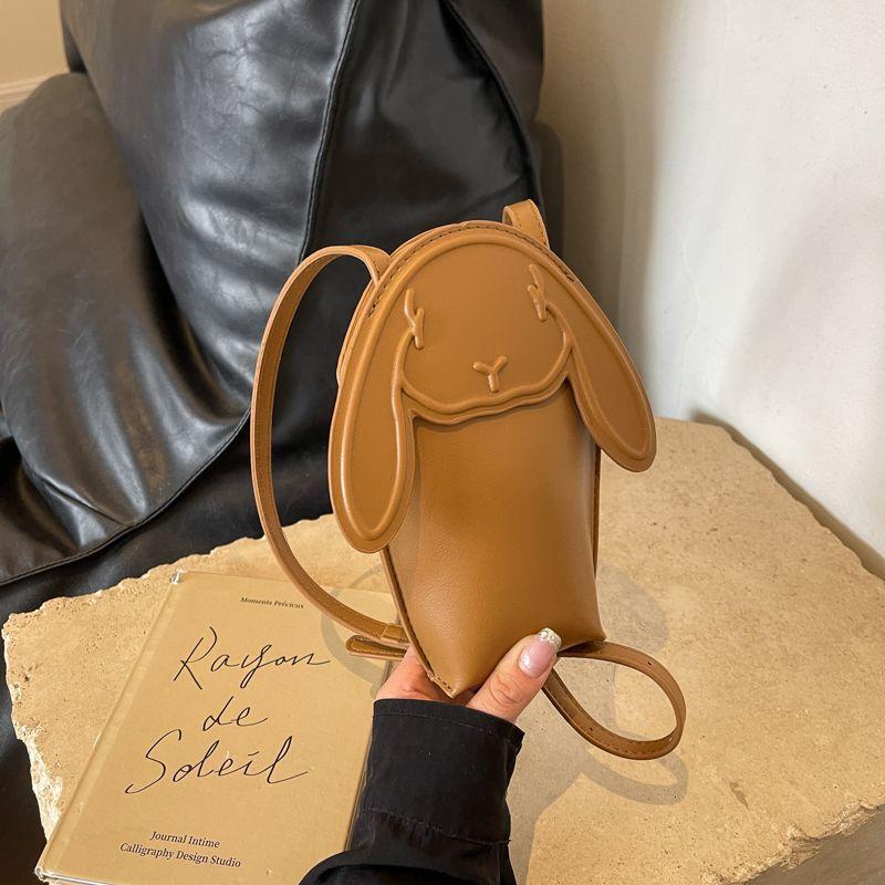 Summer Summer Mini Crossbody Bag Female 2025 New Arrival Cute Pink Cartoon Rabbit Shoulder Small Mobile Phone Crossbody Bag