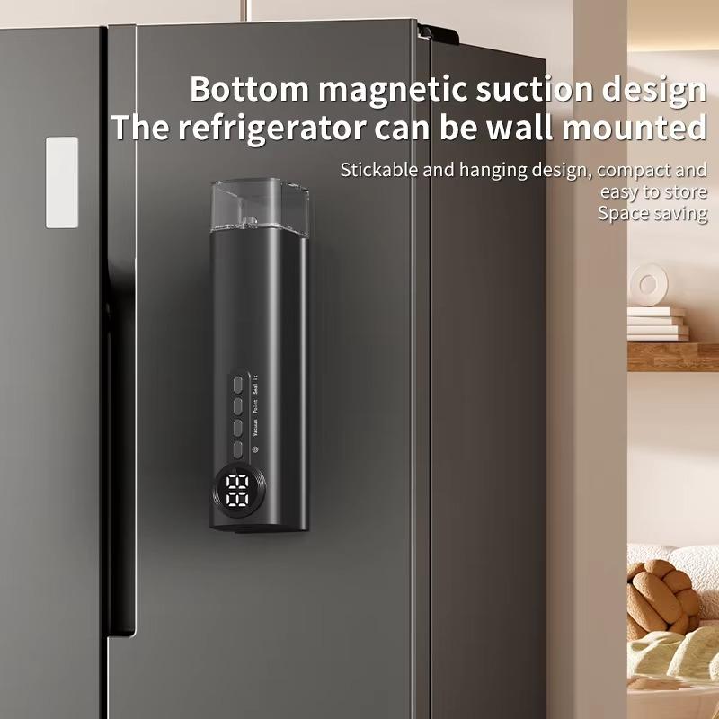 Portable Wireless Vacuum Sealer Machine For Food Storage/USB Rechargeable/62Kpa Strong Suction/Dry/Moist Mode