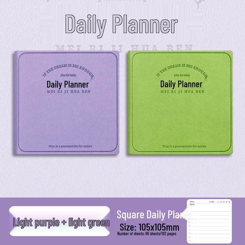 Kompakter Tagesplaner: Mini Notizbuch für Einstecktuch für effektives Zeitmanagement