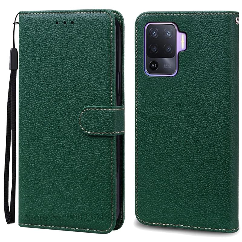 Covers For OPPO Reno 5 Lite Case Soft Silicone Wallet Leather Flip Case For OPPO Reno5 Lite Phone Case Carcasa Casing Book Cover