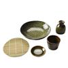 Setomono Honpo Olive Soba Set Choko 5-Piece (Soba [Chokku] [Soba Plate])