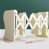 Telescopic Foldable Book Stand | Adjustable Expandable Bookend Organizer For Desks Shelves  Home Office