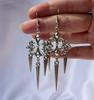 Silver Gothic Filigree Earrings
