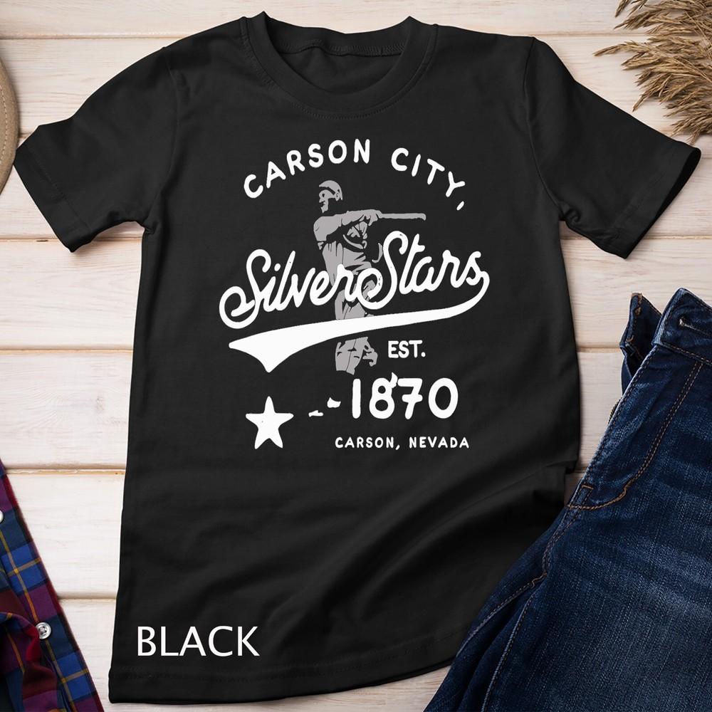 

Carson City Silver Stars Vintage Minor League Baseball T-Shirt Unisex T-shirt 3XL