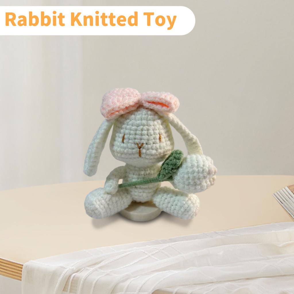 Handmade Crochet Gifts, Emotional Stress Relief Support Encouragement Cheer Cute Elephant Gifts For Women Men Friends Son, Birthday Chris