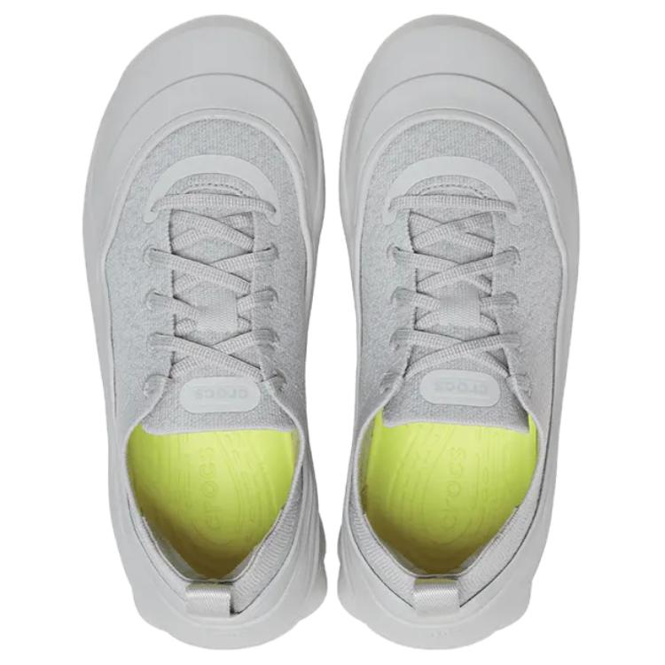 Crocs Round Toe Lace-Up Durable Low-Top Casual Shoes Unisex Casual Shoes Gray 210079-1RQ