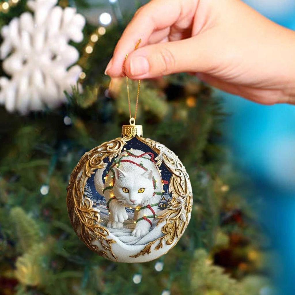 Christmas Balls Clear Seasonal Pendants Christmas Tree Decoration For Dinner School Restaurant Shopping Mall Wedding Birthday
