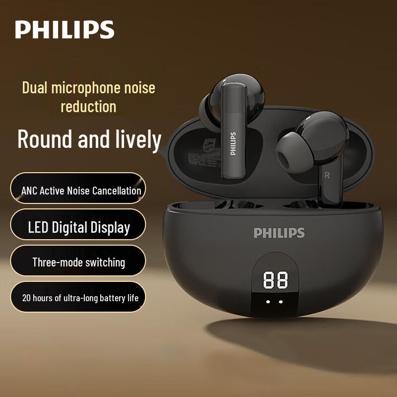 

Philips TAT3559 True Wireless ANC In-Ear Bluetooth Earbuds