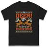 Oh Deer Its Christmas T-Shirt Tshirt Mens Womens Tops Unisex Tees 100% Cotton