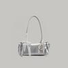 Bowknot Bowling Bag 2025 New Model, High-end Simple Baguette Shoulder Underarm Bag, Fashionable Versatile Handbag