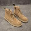 Autumn New Men Shoes Genuine Leather Boots Lace-up High Top Casual Shoes Street Cool Ankle Boots