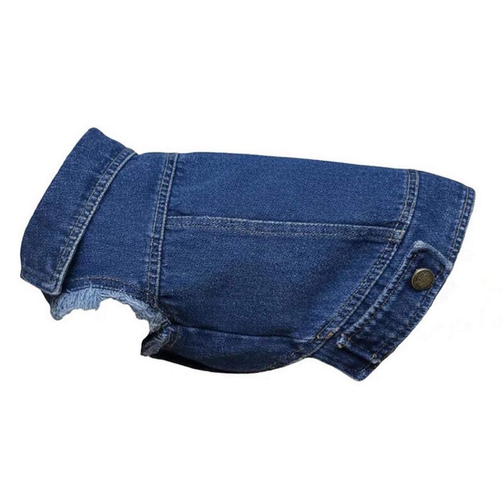 Portman & Pooch Plain Denim Dog Jacket
