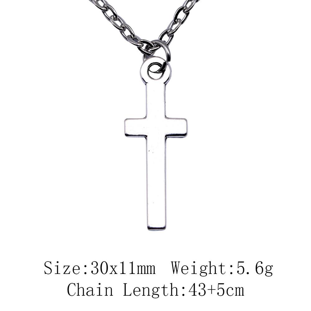 Birthday Gifts Boho Necklace Cross Skull Necklace On The Neck 43cm Chain Women's Bag Long Necklace