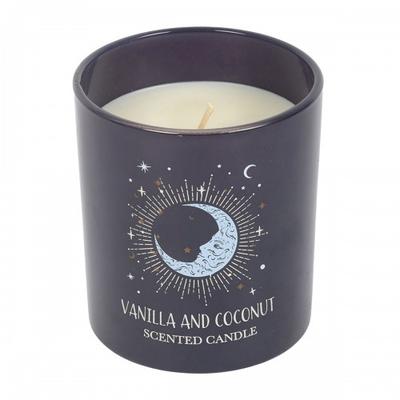 Vanilla And Coconut Crescent Moon Candle