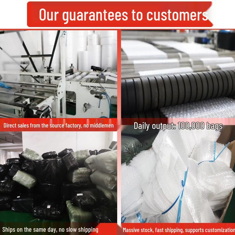 Shockproof Double-Layer Bubble Wrap Roll - Large Transparent Bubbles, Thick Foam Pad for Anti-Collision & Drop Protection