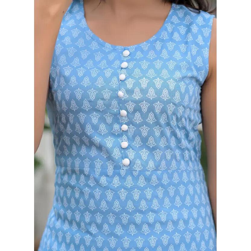 Indian Designer Printed Rayon Straight Kurta Women Bollywood Tunic Kurti Top