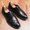 2022Newest High Quality Men Oxfords Shoes Male Formal Leather Shoes Men Brogues Shoes Bullock Business Wedding Dress Shoes 85 Ch65