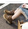 Explosive hollow inner heightening Martin boots spring and summer thin breathable thick bottom versatile niche British style small outdoor