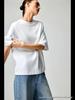 100% Cotton Oversized American Style Short Sleeve T-Shirt - Solid Color, Comfortable, Versatile Summer Top
