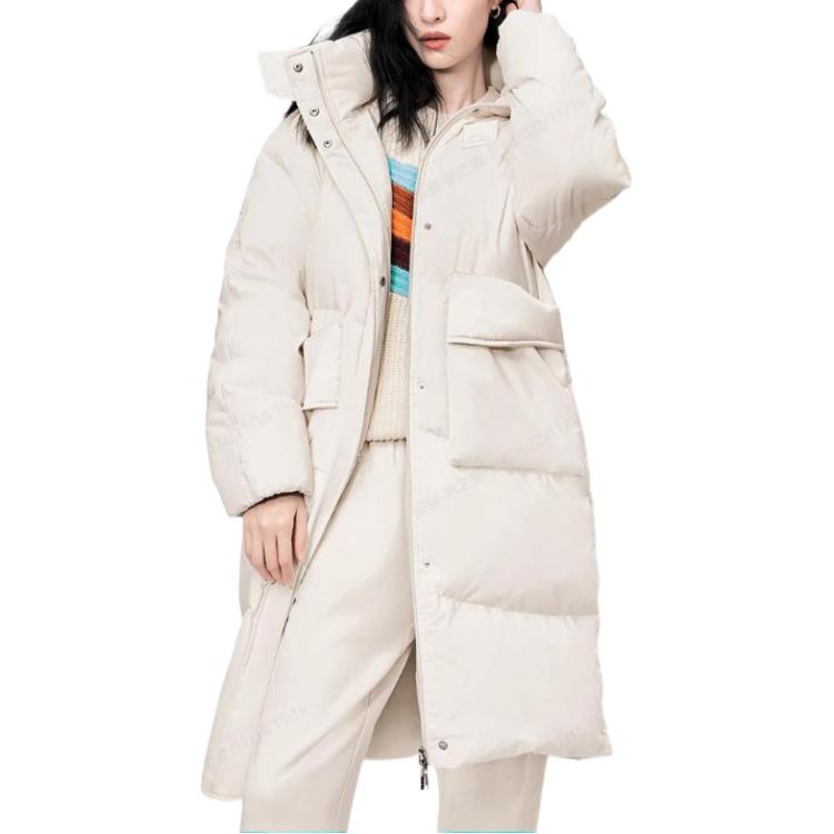 Li Ning Down Jacket Women's Swan White AYMS074-1