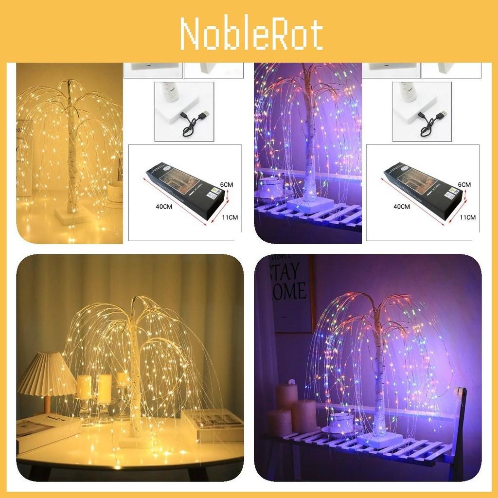 Led Rgbw Weeping Willow Lights Christmas Fairy Lights Bonsai Tree Table Lamp